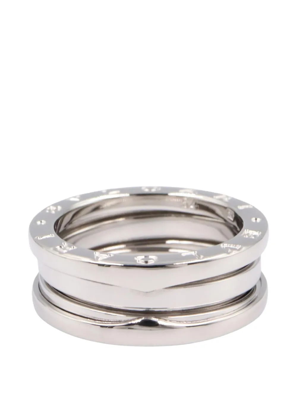 Bvlgari Pre-Owned 2010s B-zero1 three-band ring - Argento