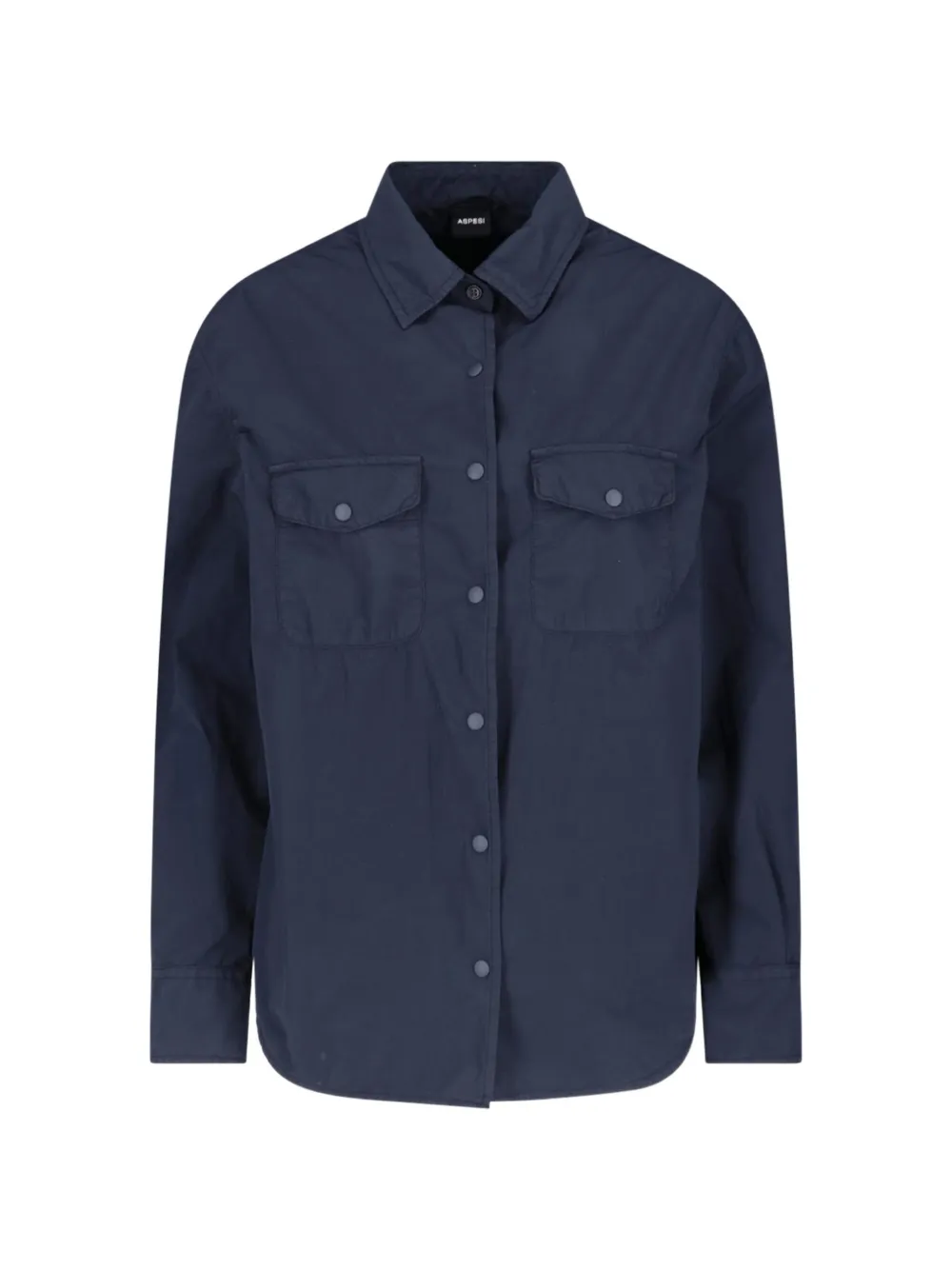 ASPESI flap-pocket long-sleeve shirt - Blu