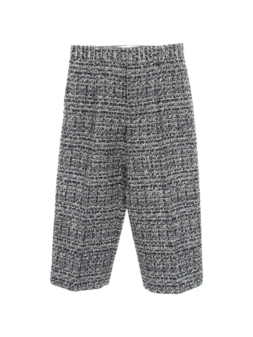 Christian Dior Pre-Owned 2010s Cannage tweed trousers - Blau