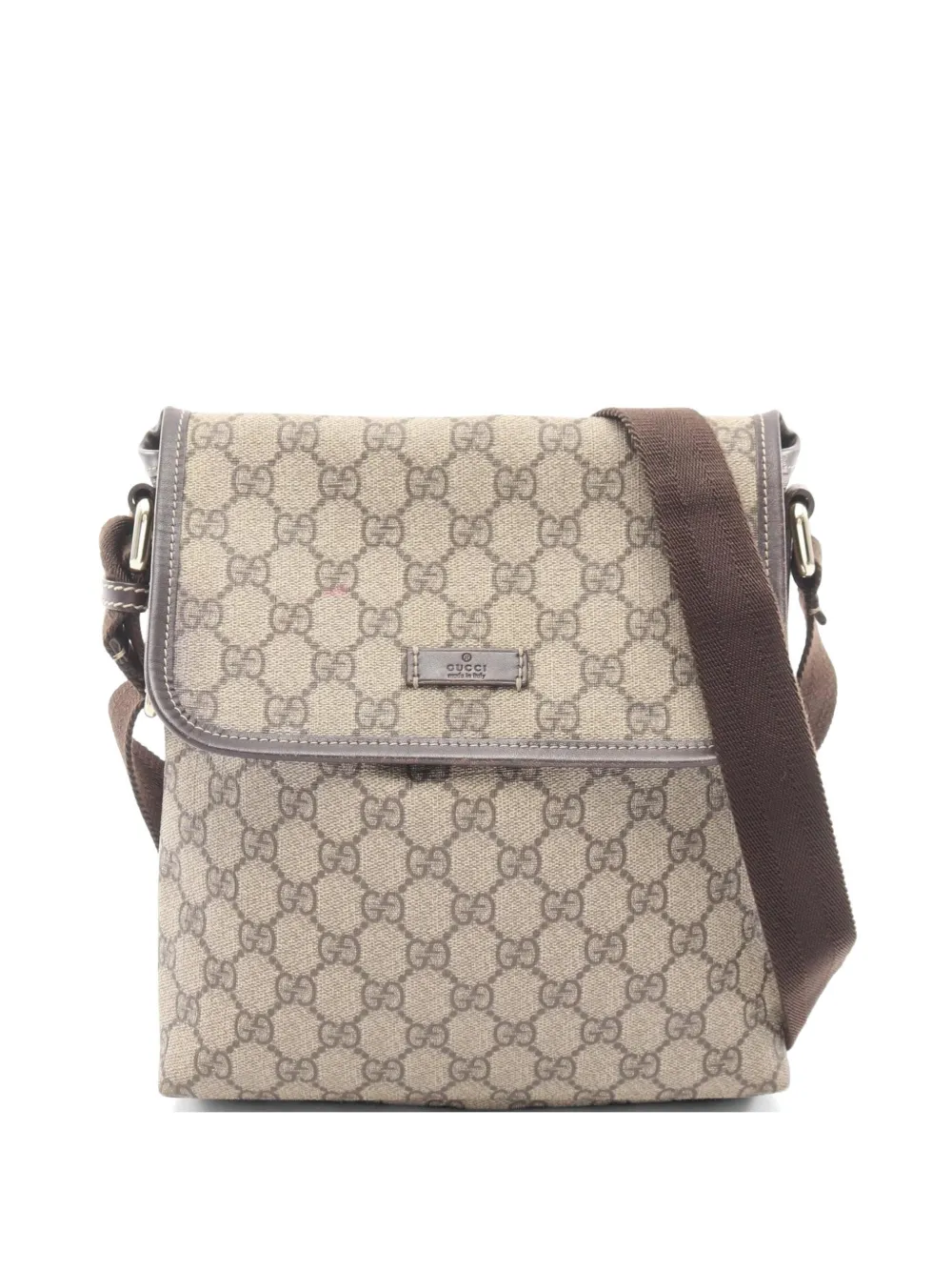 Gucci Pre-Owned 2000s GG Supreme shoulder bag - Toni neutri