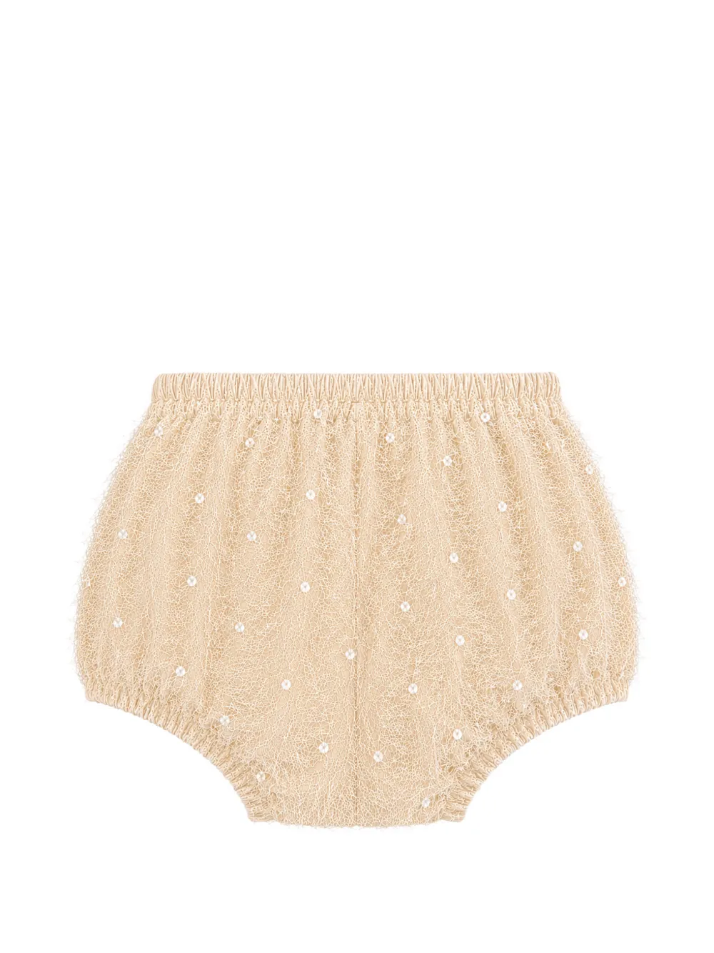 JESURUM BABY sequin-embellished lace shorts - Toni neutri