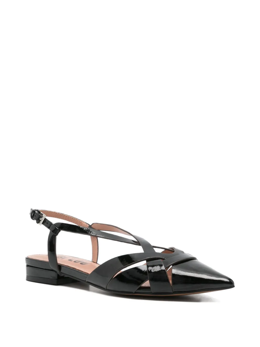 Bibi Lou Nolia pointed-toe sandals Zwart
