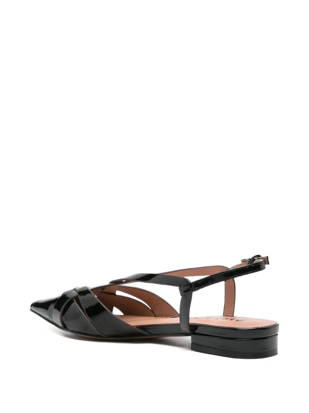 Bibi Lou Nolia pointed-toe sandals Zwart