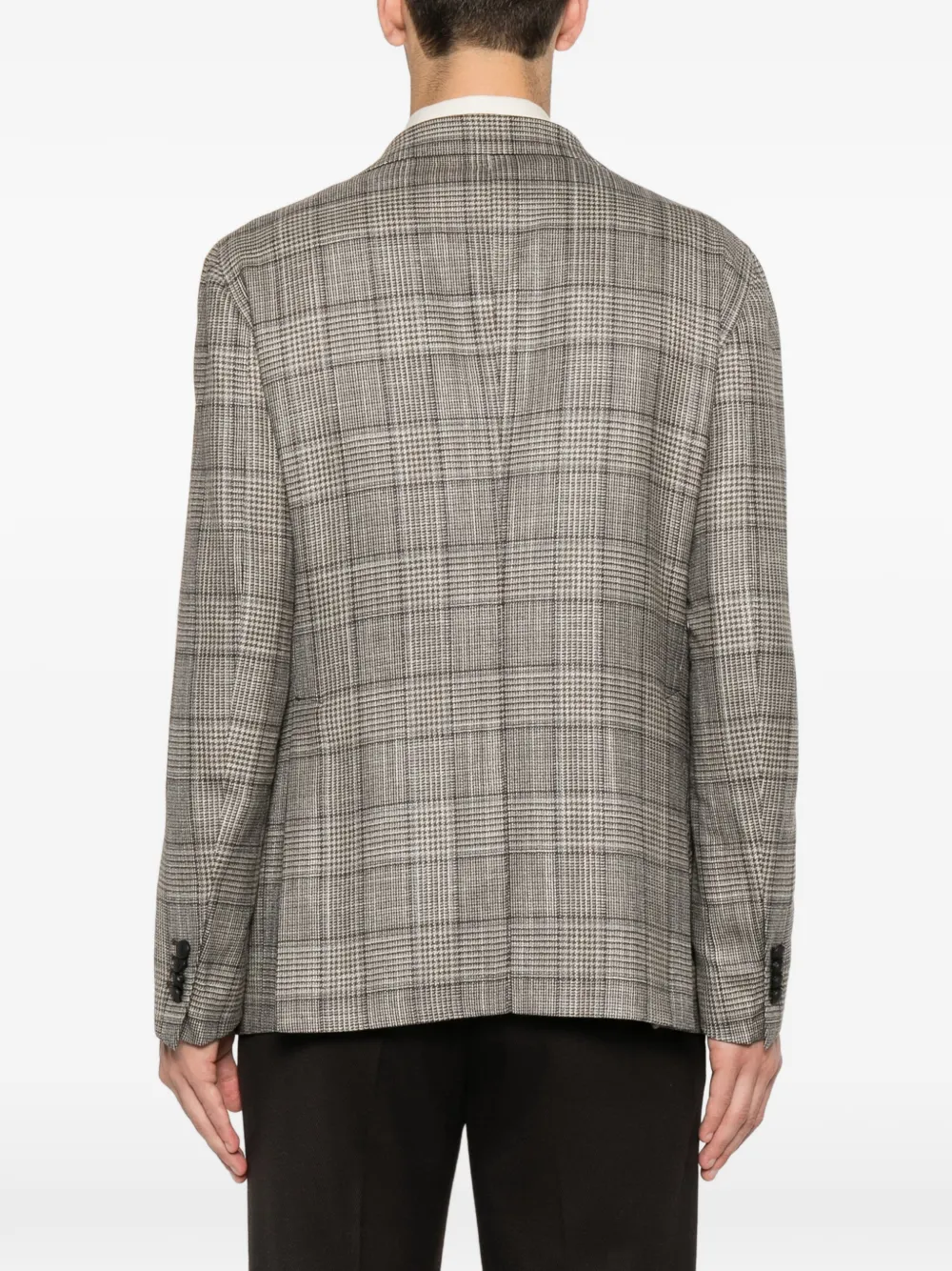 Tagliatore Blazer met bewerkte revers Bruin