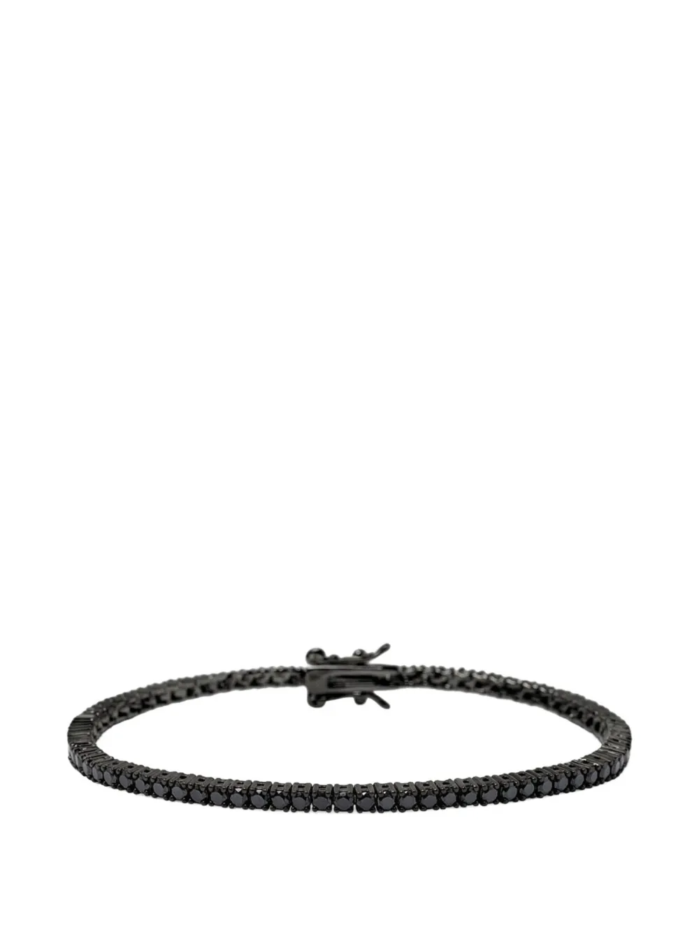 Nialaya Jewelry mini Tennis bracelet - Nero