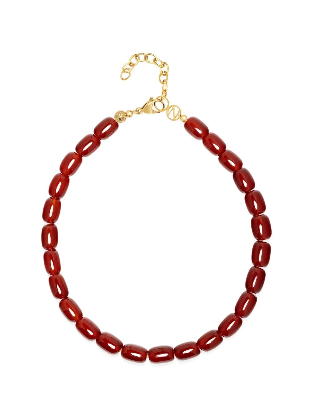 Nialaya Jewelry beaded agate necklace - Oro