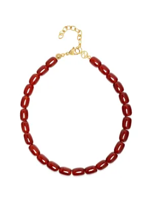 Nialaya Jewelry アンバー ビーズ ネックレス | ブラウン | FARFETCH JP