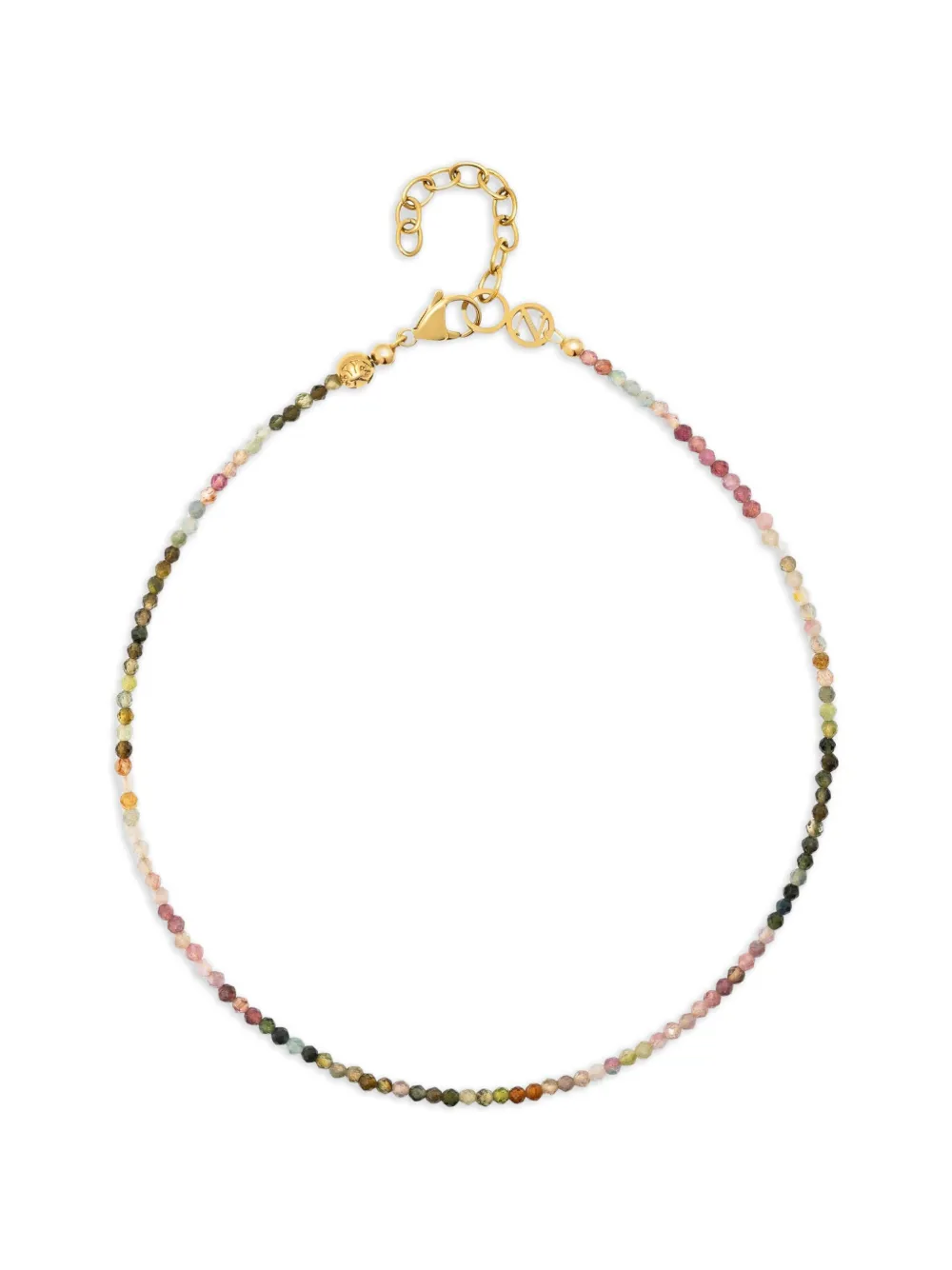 Nialaya Jewelry beaded tourmaline necklace - Oro