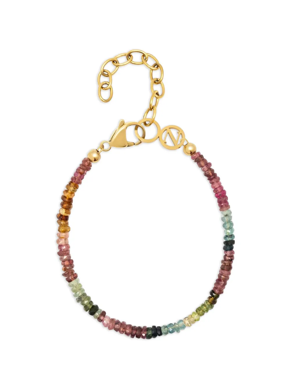 Nialaya Jewelry tourmaline beaded bracelet - Oro