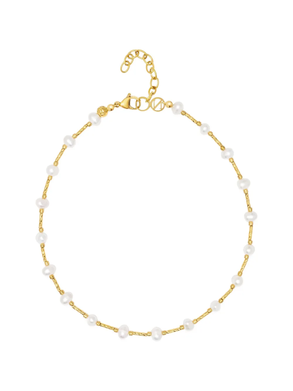 Nialaya Jewelry pearl-embellished necklace - Oro
