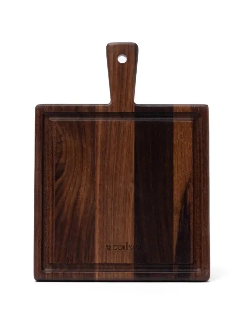woodsea tabla de cortar pequeña tallada con estructura cuadrada