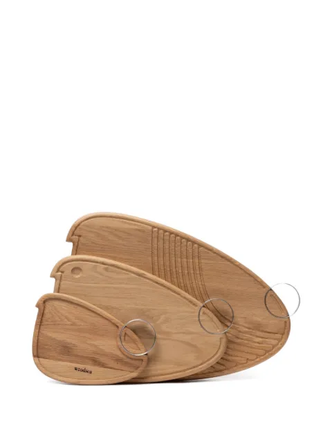 woodsea engraved metal-ring serving board