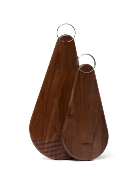 woodsea pear-shaped metal-ring serving board