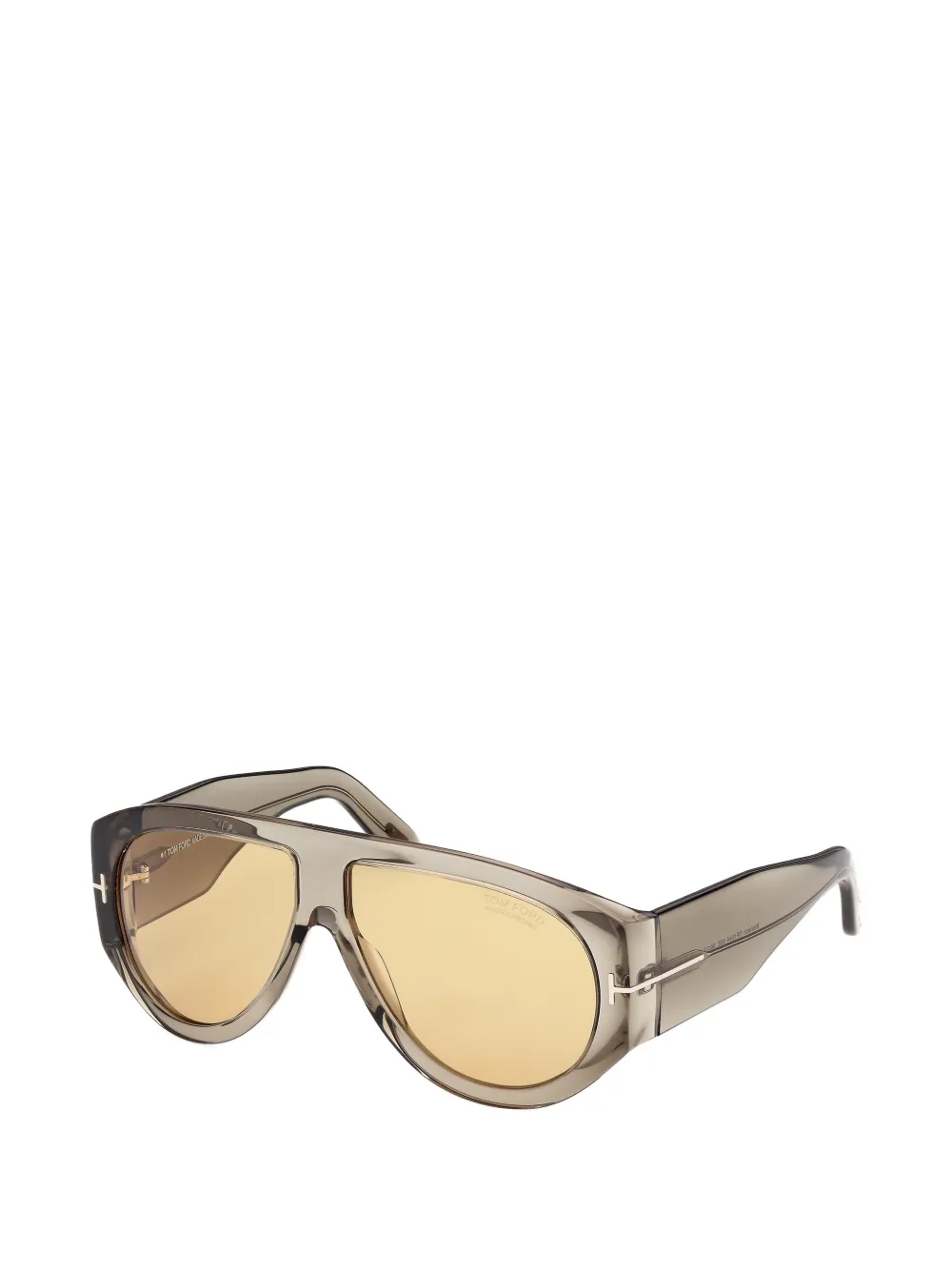 TOM FORD Eyewear Bronson zonnebril met piloten montuur Grijs