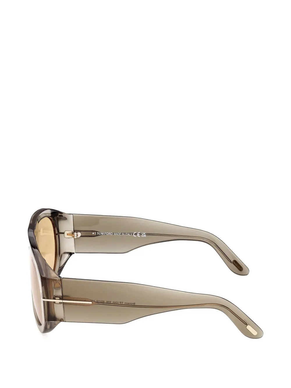 TOM FORD Eyewear Bronson zonnebril met piloten montuur Grijs