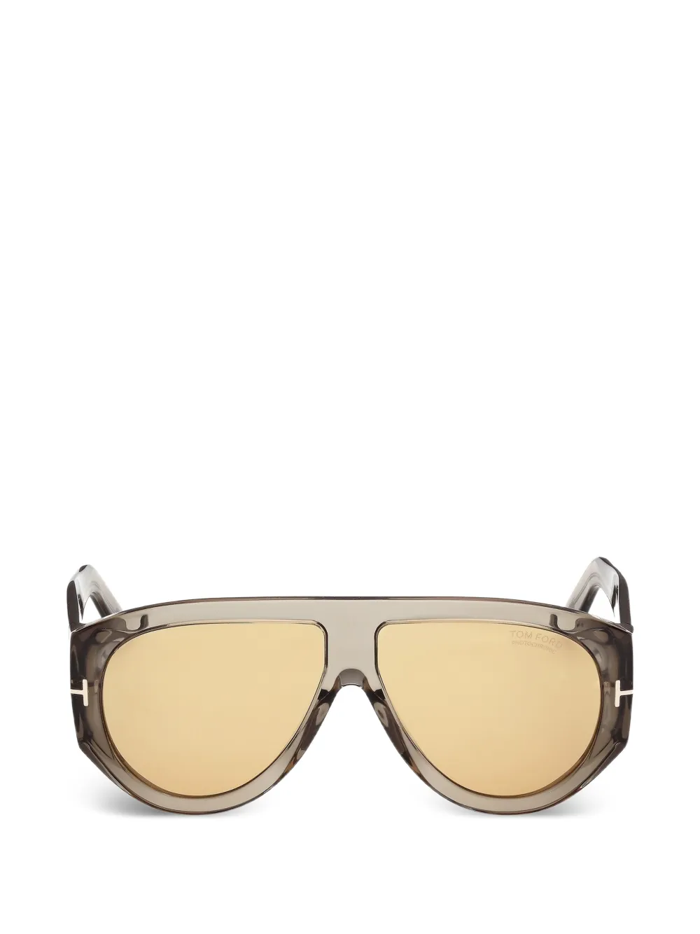 TOM FORD Eyewear Bronson pilot-frame sunglasses - Grau