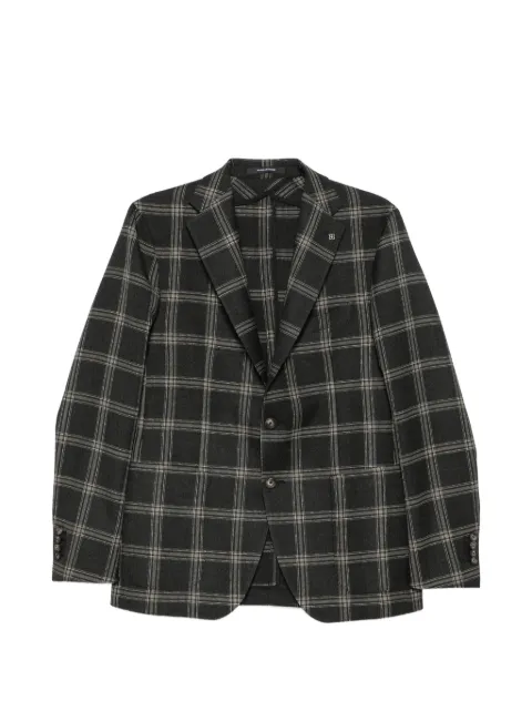 Tagliatore check-pattern single-breasted blazer