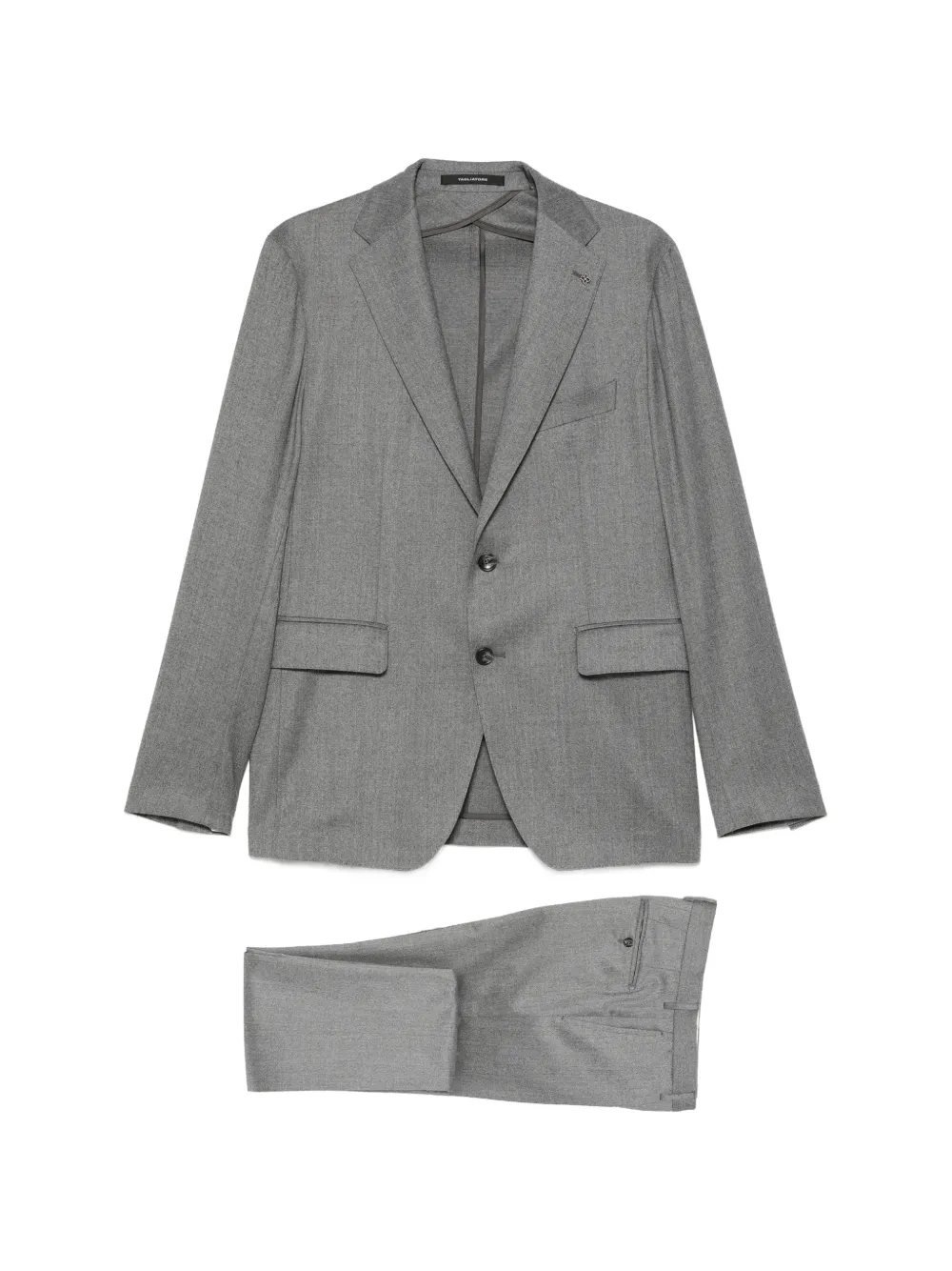 Tagliatore single-breasted notched-lapel suit - Grigio