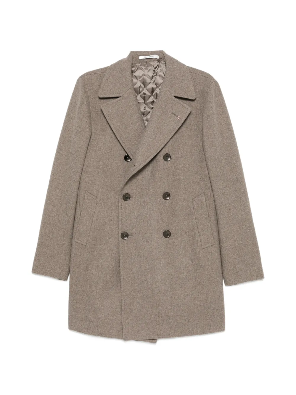 Tagliatore flap-pocket double-breasted coat - Marrone