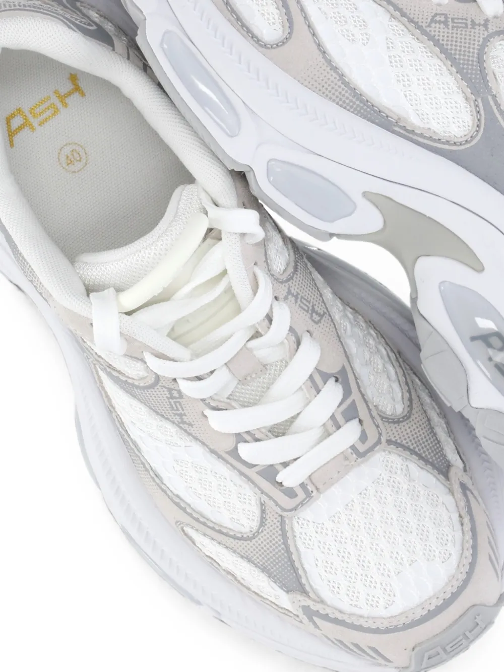Ash Dragon panelled sneakers Wit