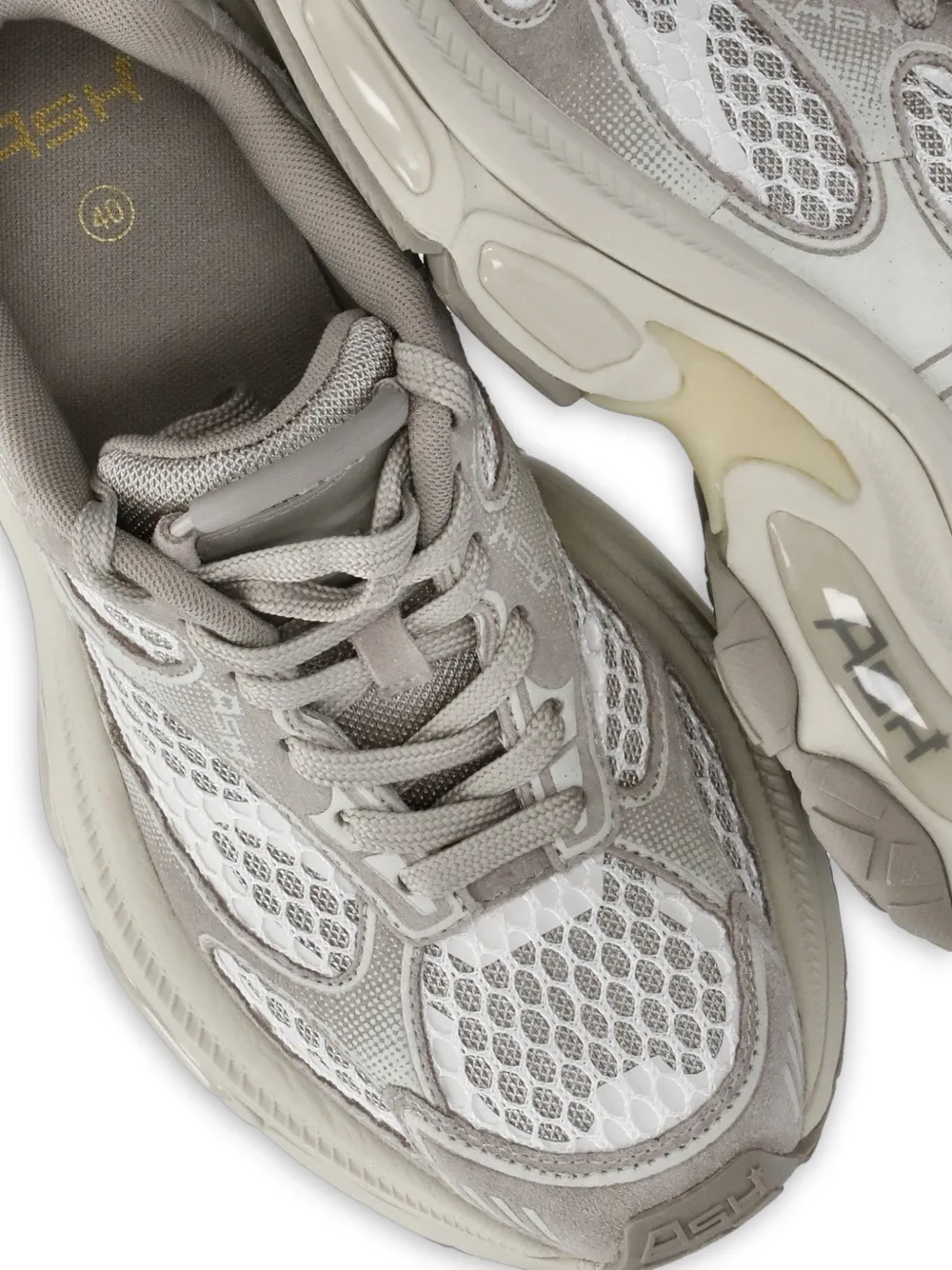 Ash Dragon mesh-panel sneakers Grijs
