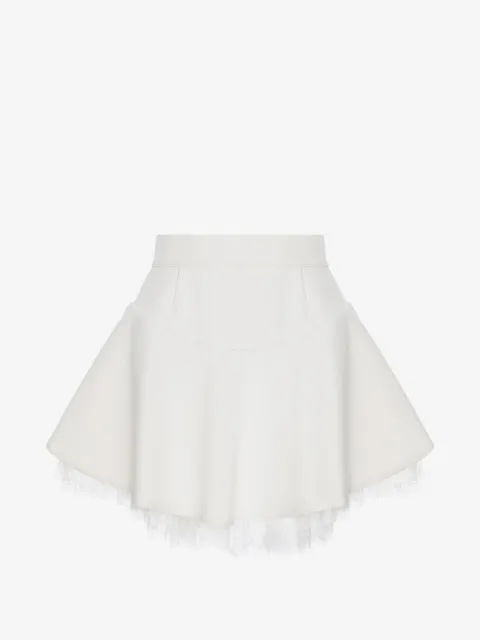 HAMZA jupe Swan V2 bordée de dentelle