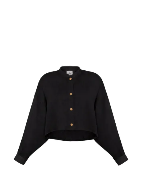 Le Kasha Yona cropped long-sleeve shirt