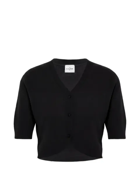Le Kasha Fano V-neck short-sleeve cardigan