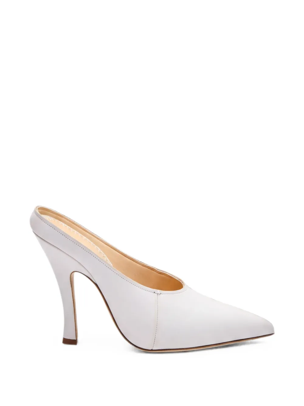 Magda Butrym pointed-toe heeled mules Wit