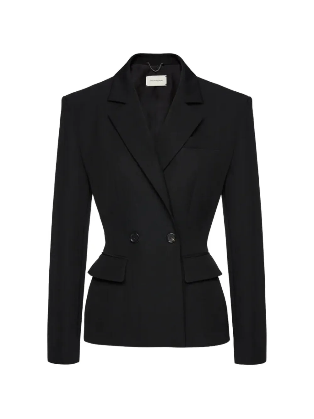 Magda Butrym double-breasted hourglass blazer - Schwarz