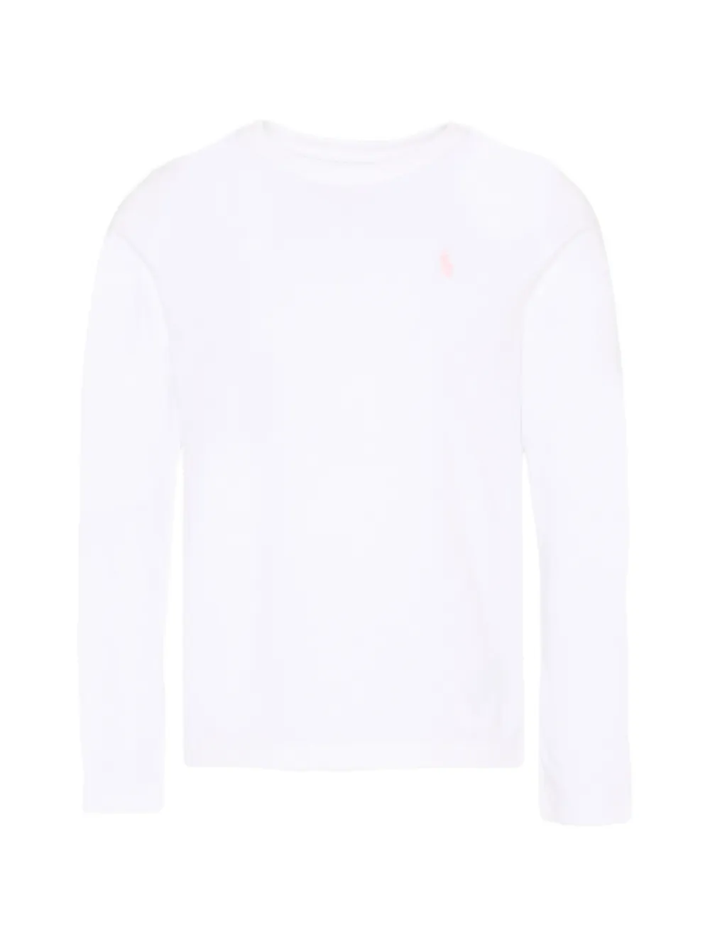 POLO RALPH LAUREN KIDS long-sleeve logo-embroidered T-shirt - Bianco