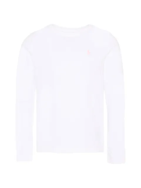POLO RALPH LAUREN KIDS t-shirt à logo brodé et manches longues