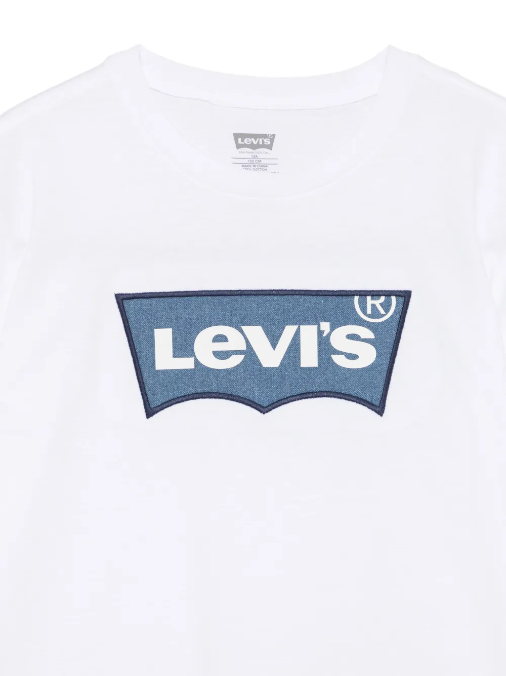 Levi's Kids T-shirt met logoprint Wit