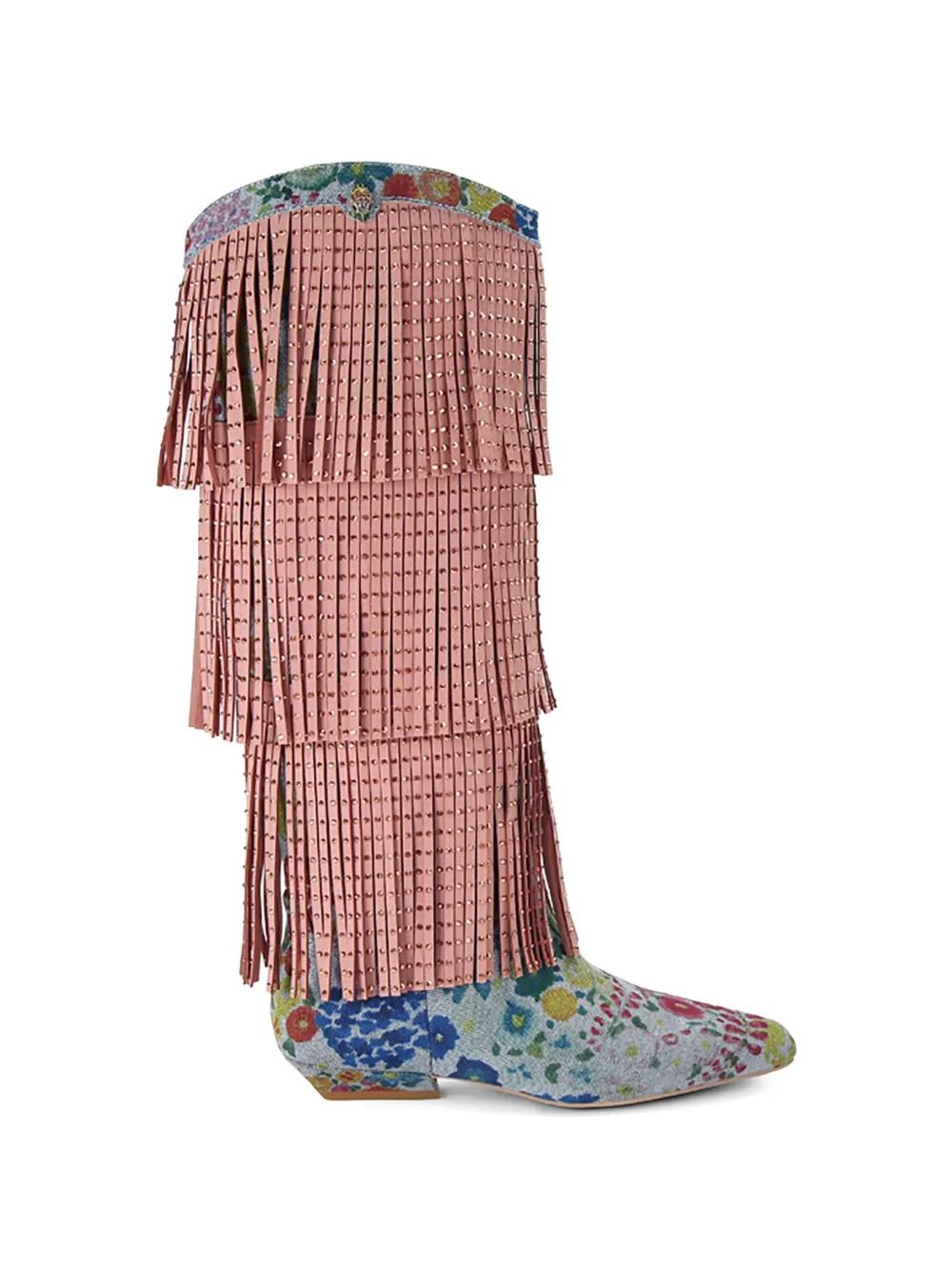 Kurt Geiger London Western Fringe laarzen Roze