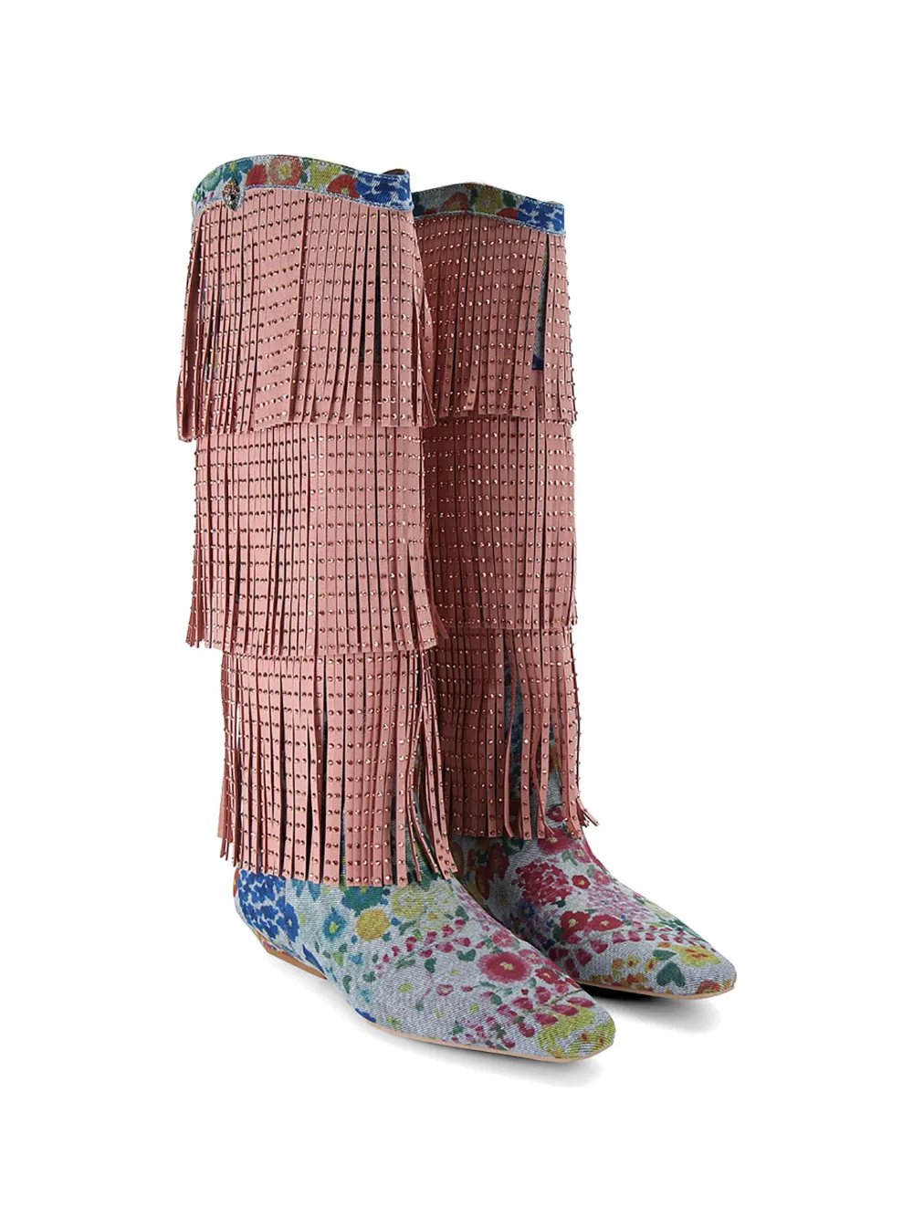 Kurt Geiger London Western Fringe laarzen Roze