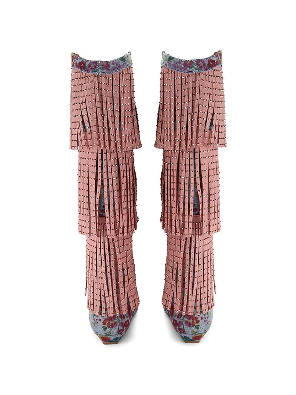 Kurt Geiger London Western Fringe laarzen Roze