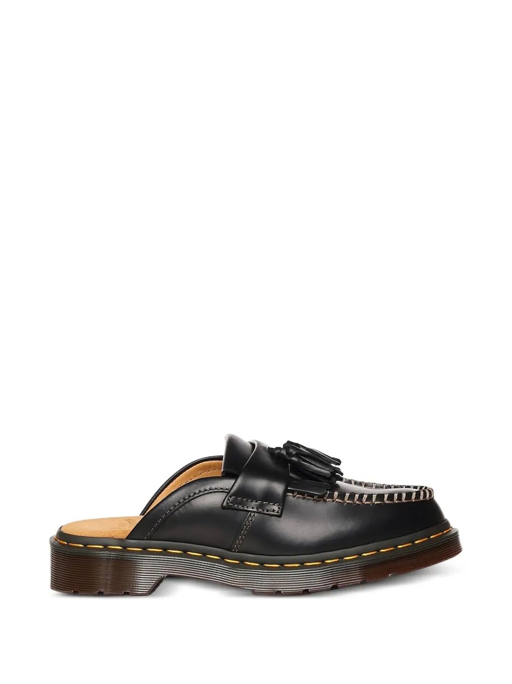 Dr. Martens Adrian tassel-detail whipstitch mules - Nero