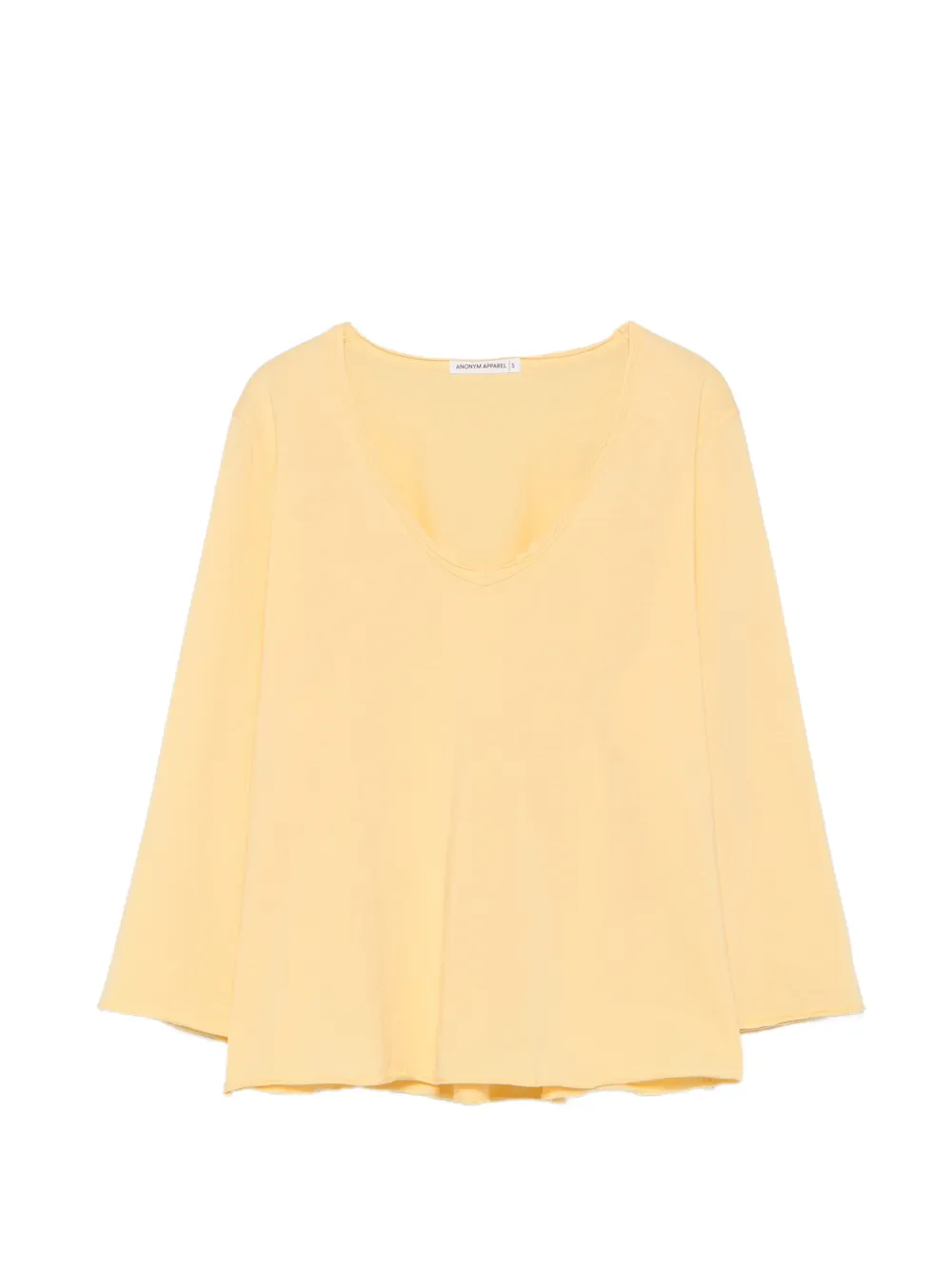 ANONYM APPAREL Lio V-neck top - Giallo