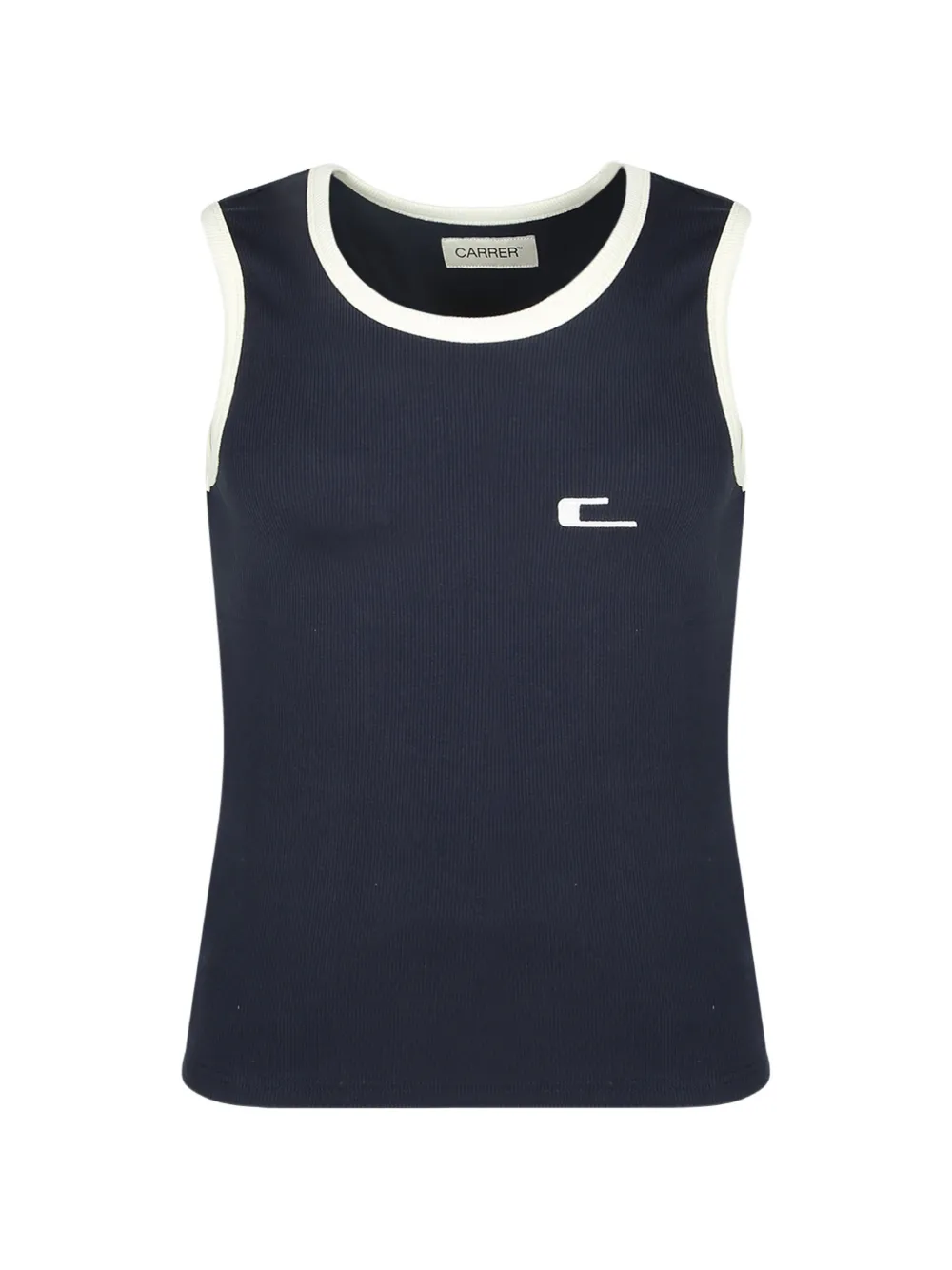 Carrer logo-embroidered vest - Blau