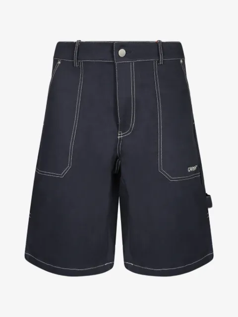 Carrer contrast-stitch carpenter shorts