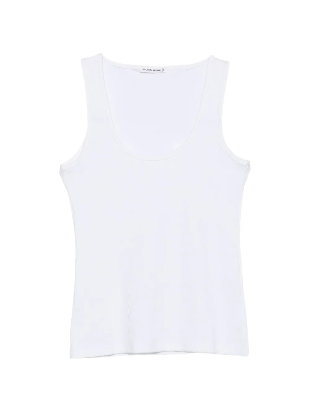 ANONYM APPAREL Claire ribbed-knit tank top - Silber