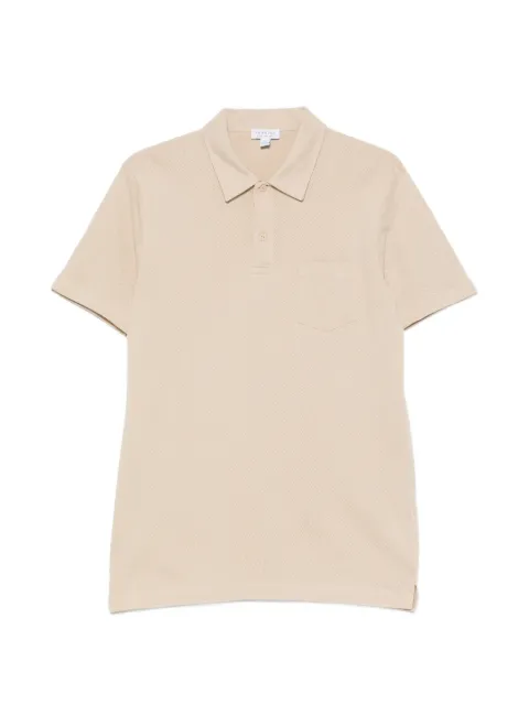 Sunspel patch-pocket polo shirt