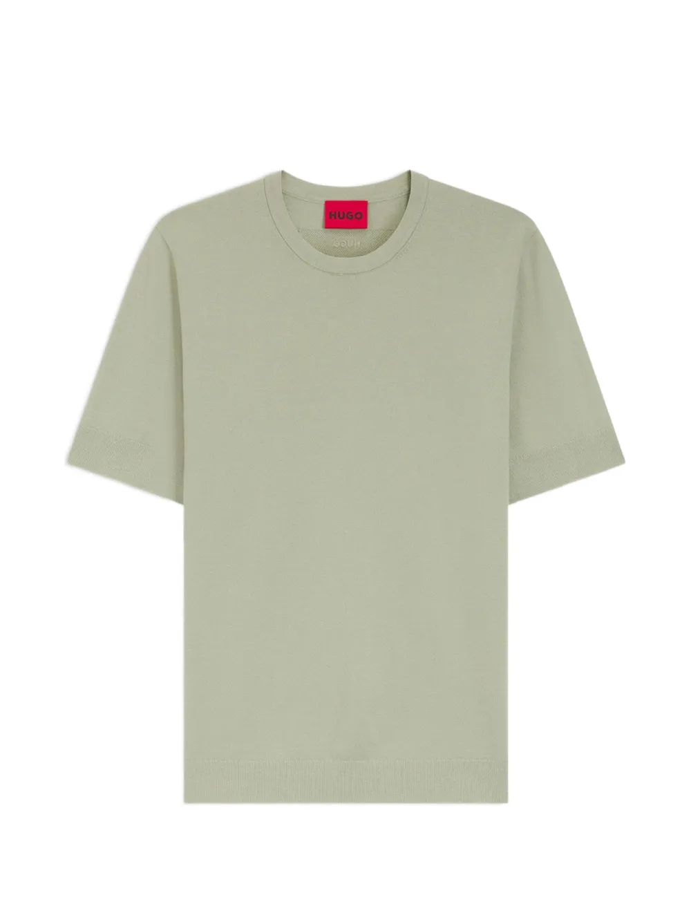 HUGO short-sleeved knitted T-shirt - Grün