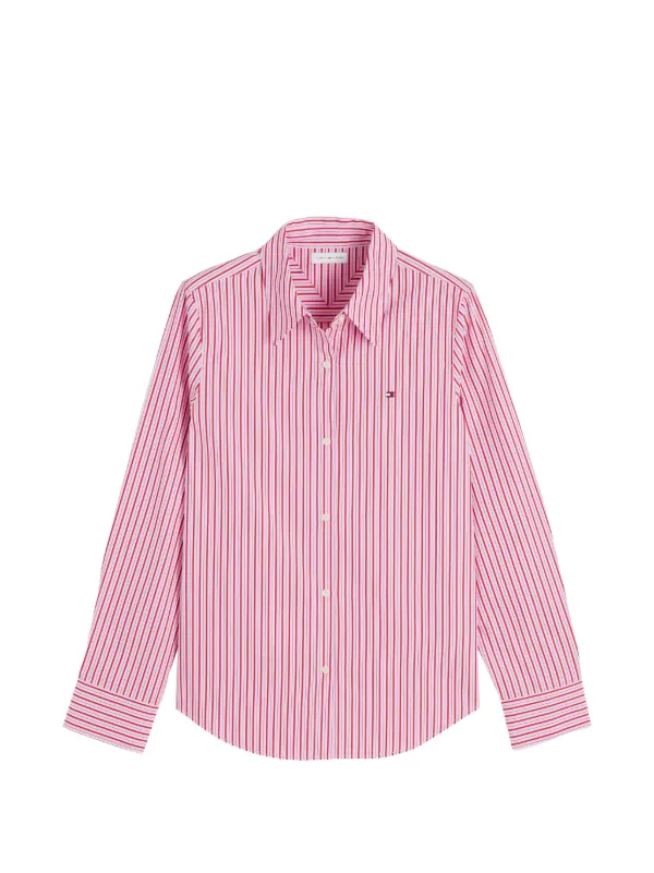 Tommy Hilfiger ストライプ シャツ | ピンク | FARFETCH JP