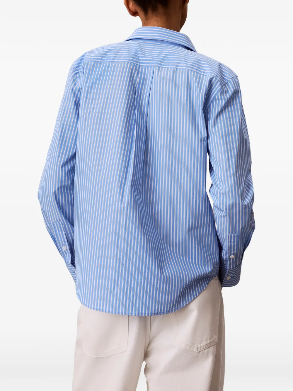  Calvin Klein Camicia A Righe - Blu 
