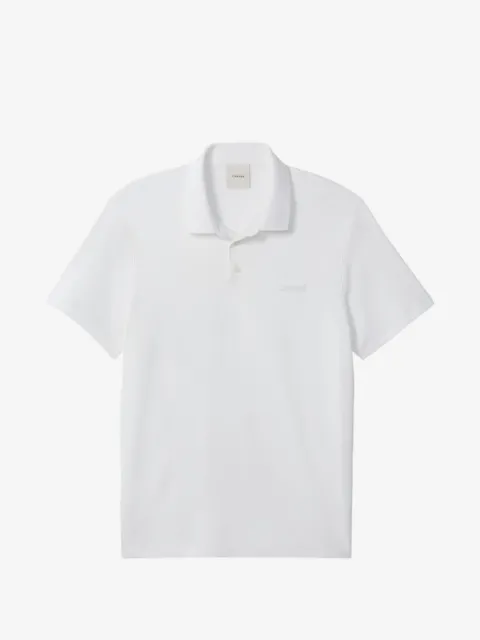 Calvin Klein logo-patch polo shirt