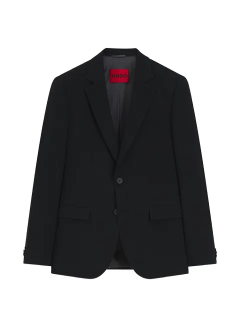 HUGO single-breasted notched-lapels blazer