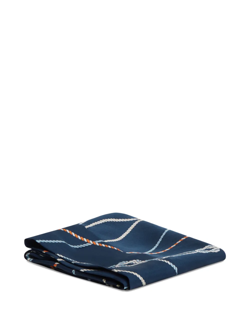Tommy Hilfiger rope-print scarf - Blu