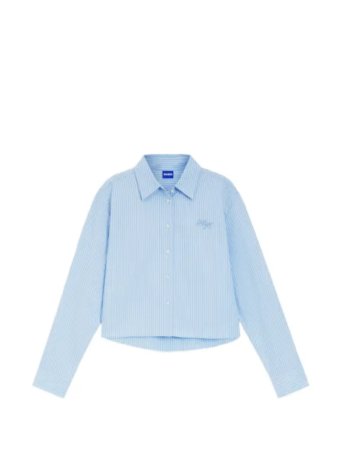 HUGO camisa con motivo de rayas verticales