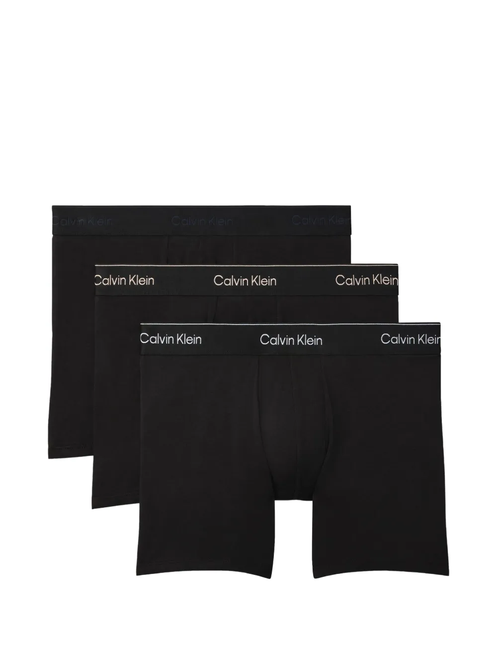 Calvin Klein logo-waistband boxers set (set of three) - Nero